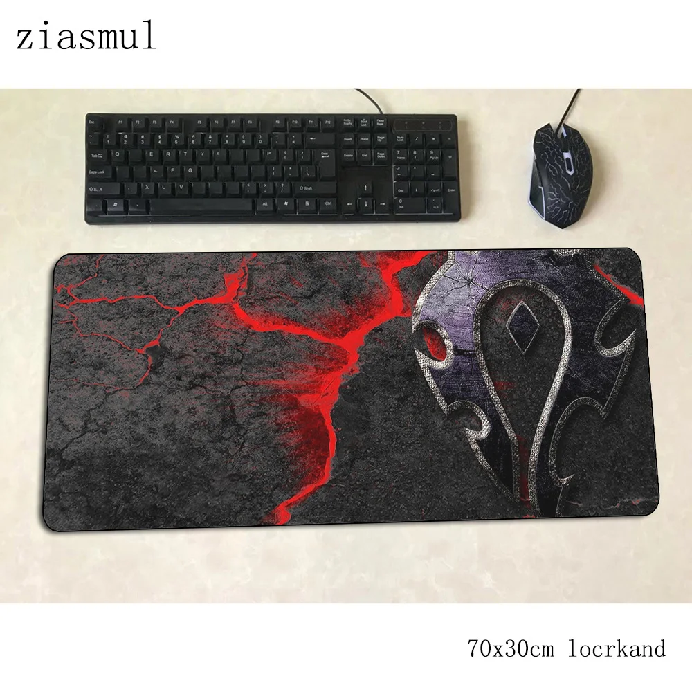 warcraft mouse pad 70x30cm Popular gaming mousepad Natural Rubber office notbook desk mat large padmouse games pc gamer mats | Компьютеры