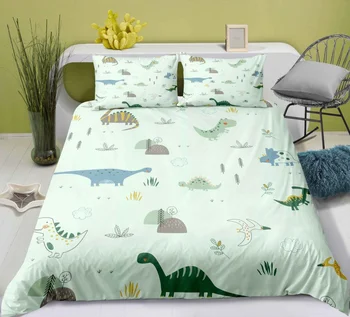 

Cartoon Dinosaur Duvet Cover Set Boys Kids Gifts Bedding Sets Bedroom Decor Bed Set Bedclothes Quilt Comforter Cover Pillowcase