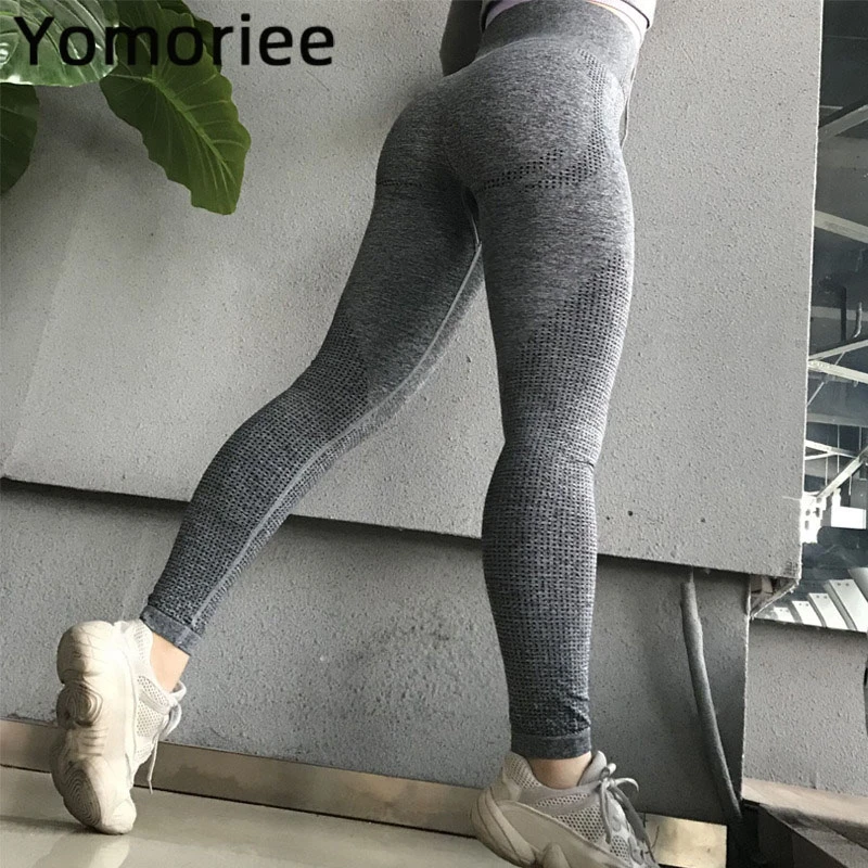 

Women Yoga Pants Squat Proof Butt Lifting High Waist Fitness Leggings Sexy Gym Sport Workout Running Training Trousers Yomoriee