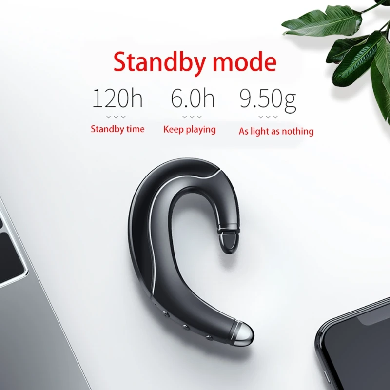 Bone Conduction Earphone TWS Wireless Headphone Bluetooth Headset Earhook Wireless Sport Earbuds Waterproof Earphone