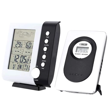 

Ts-H105 433Mhz Rf Weather Station Alarm Clock Wireless Digital Thermometer Hygrometer Temperature Humidity Measurement Promoti