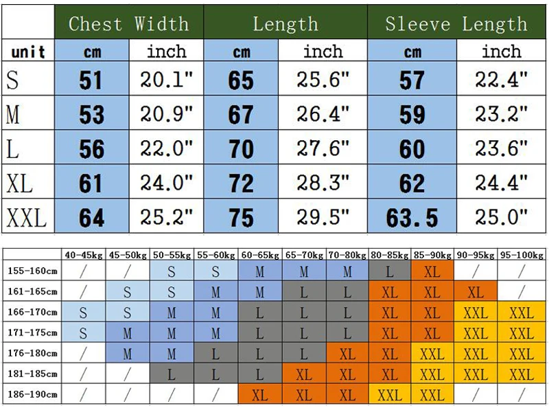 xxl moletom com capuz measurements