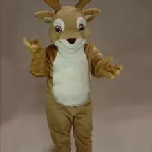 Унисекс парад Рождественский олень талисман костюм олень взрослые животные косплей реквизит подарки на день рождения