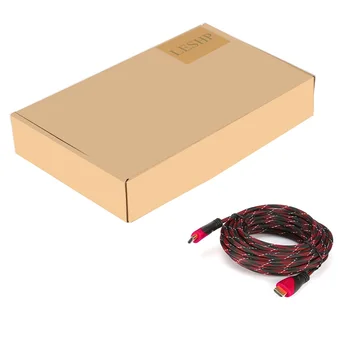 

LESHP High Speed 8Meters/26ft Red + Black HDMI 4Kx2K High Definition Cable 2 PCS Supports 3D & Audio Return Channel