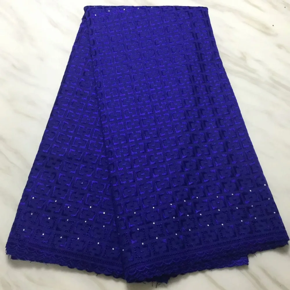 qualidade Voile Lace Suíço com pedras 5