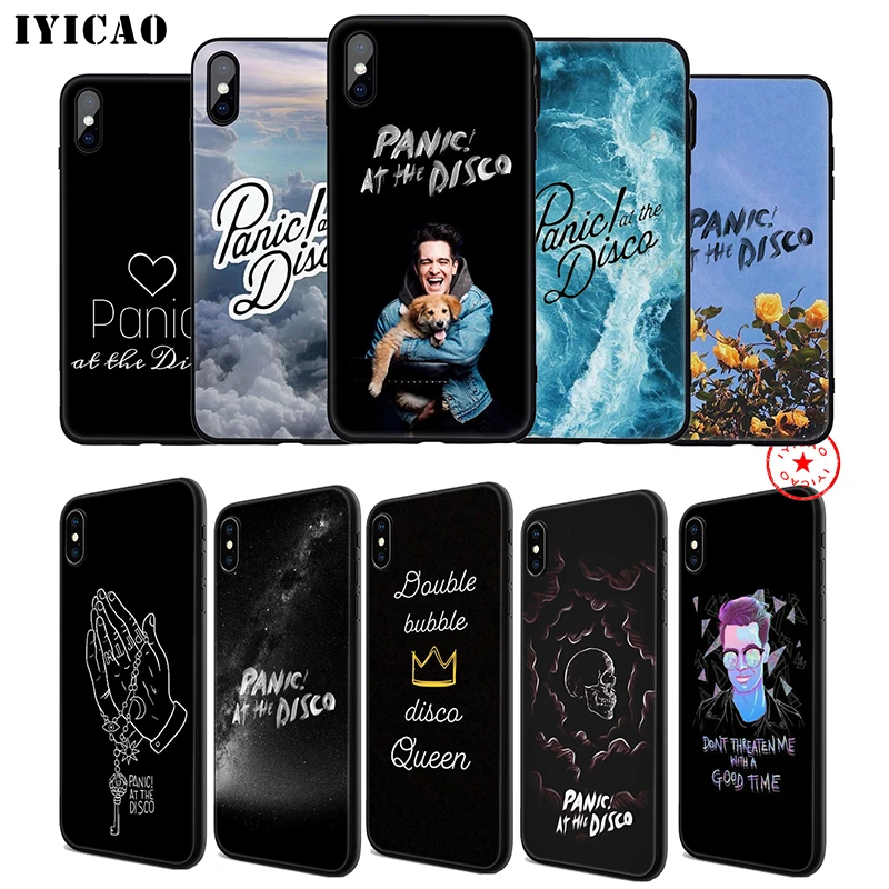 IYICAO Panic at the Disco мягкий чехол для телефона iPhone 11 Pro XR X XS Max 6 6S 7 8 Plus 5 5S SE силиконовый TPU