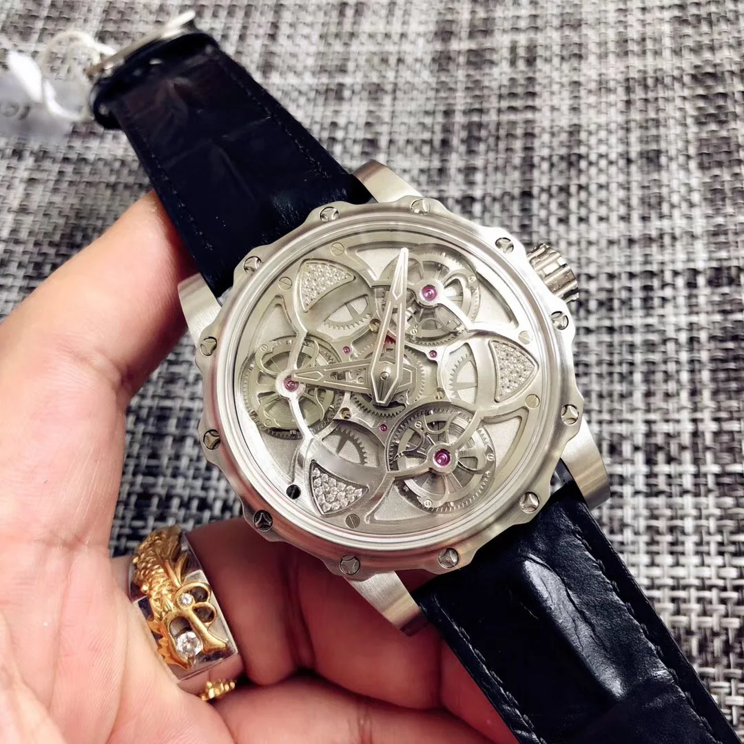 A09303 мужские часы Топ бренд подиум роскошный европейский дизайн автоматические механические часы