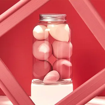 

Makeup Sponge 7 PCS Bottle Cosmetics Beauty Egg Dry Wet Use Sponge Powder Make Up Concealer Puff Cosmetic Tool Set Sponge Box