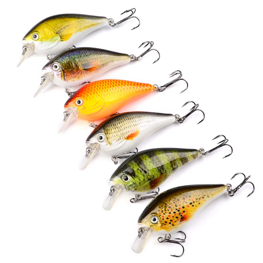 

Pro beros Fishing Gear Brand 3D Printing Lure Realistic Color 7.6 CM-12. 7g Little Fat Dw407