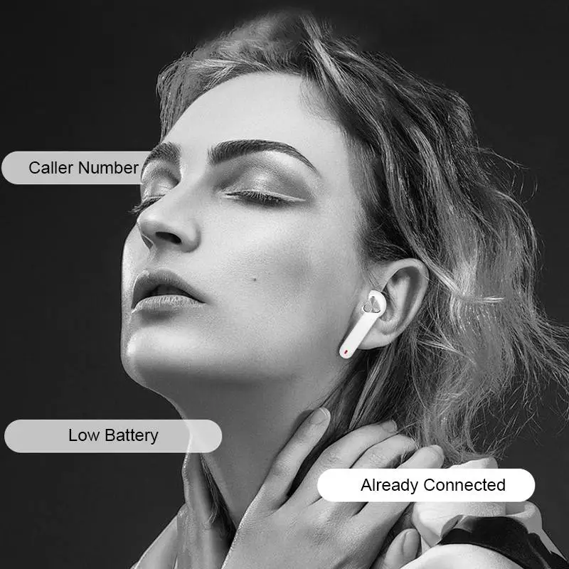 LEORY BE36 TWS Bluetooth 5,0 наушники Tap Touch Hi-Fi бас наушники водонепроницаемые спортивные гарнитуры с слайд беспроводной зарядной коробкой