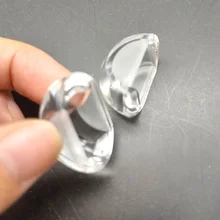 U-образная форма 20*180 градусов 27 мм оконный светильник линза светящаяся линза светодиодный Автомобильная Поворотная фара линза