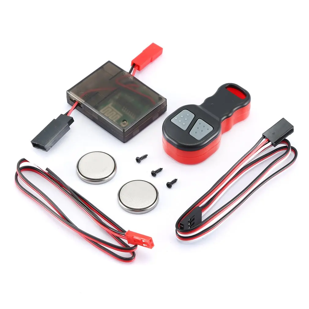 

2.4G 6-11.1V Winch Wireless Remote/Receiver Universal Remote Control For 1/10 RC Car Traxxas Axial SCX10 D90 Hpi Car