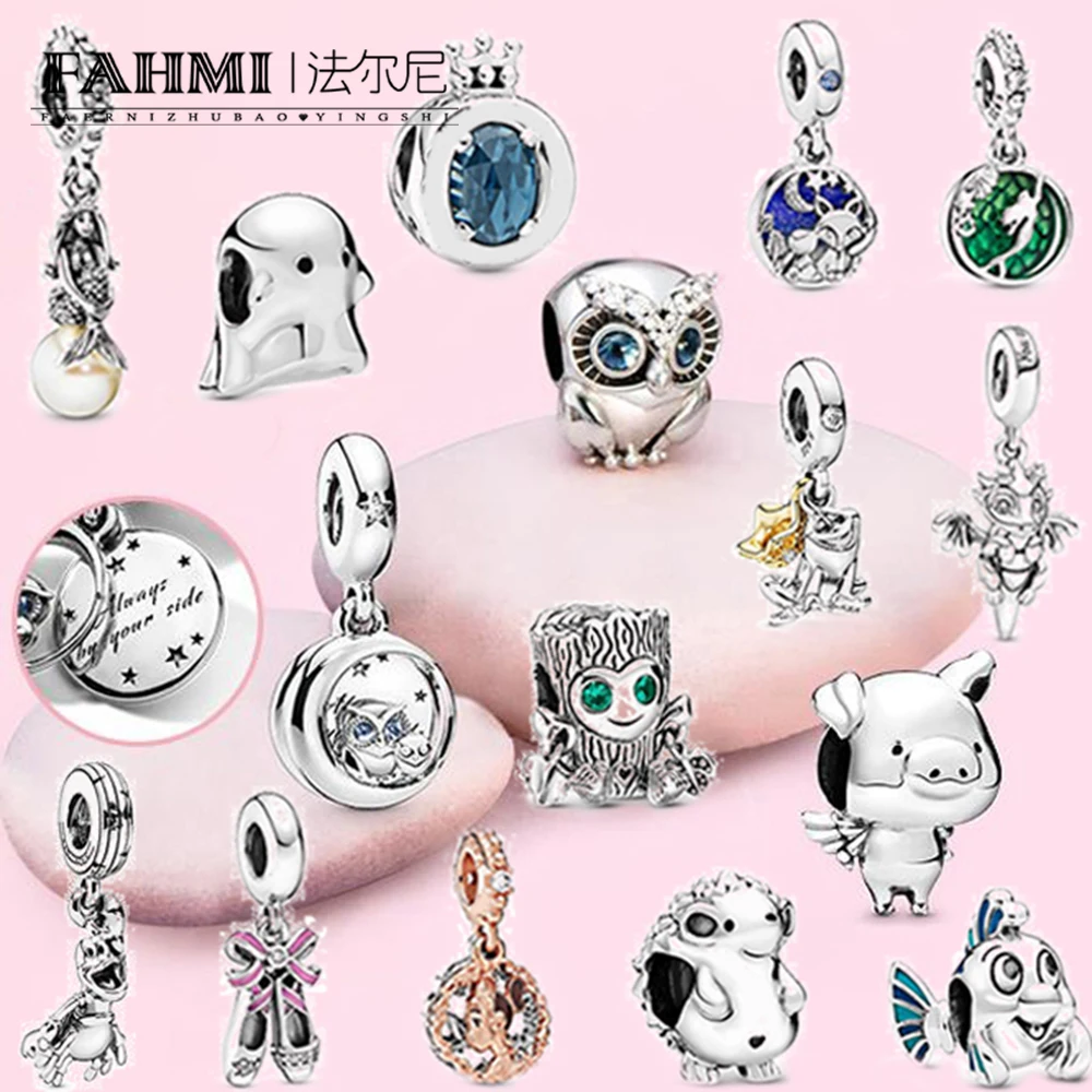 

FAHMI 100% 925 Sterling Silver (Preview, Launched One After Another) 2019 Autumn Original Charms DIY Jewelry Making Berloque