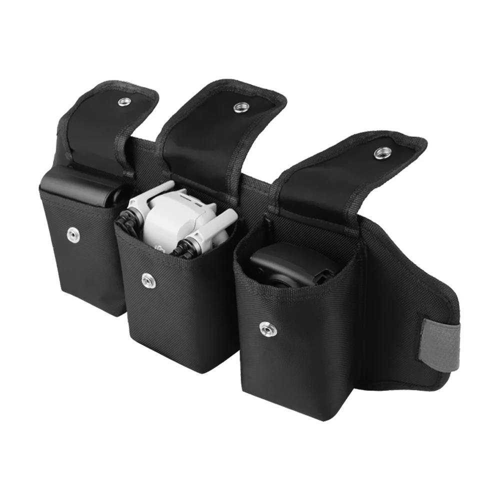 Buy Multi-functional waist pocket outdoor climbing portable bag battery remote control Storage case for dji mavic mini drone