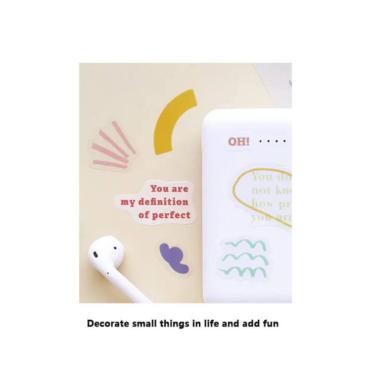 4 вида Fantasia двойной цветной наклейки для скрапбукинга DIY Журнал Дневник альбом телефон Happy planner недели украшения Стикеры