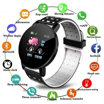 

2020 Smart Bracelet Watch Man Wen Waterproof Blood Pressure Measurement Fitness Tracker Heart Rate Monitor Pedometer Smart Band