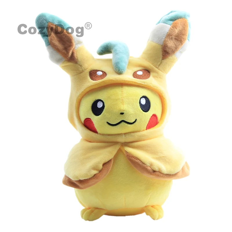 Улыбка Пикачу куклы животных плюшевые мягкие животные игрушки Flareon Пикачу Косплей Eevee Jolteon мягкие животные кукла для детей подарок