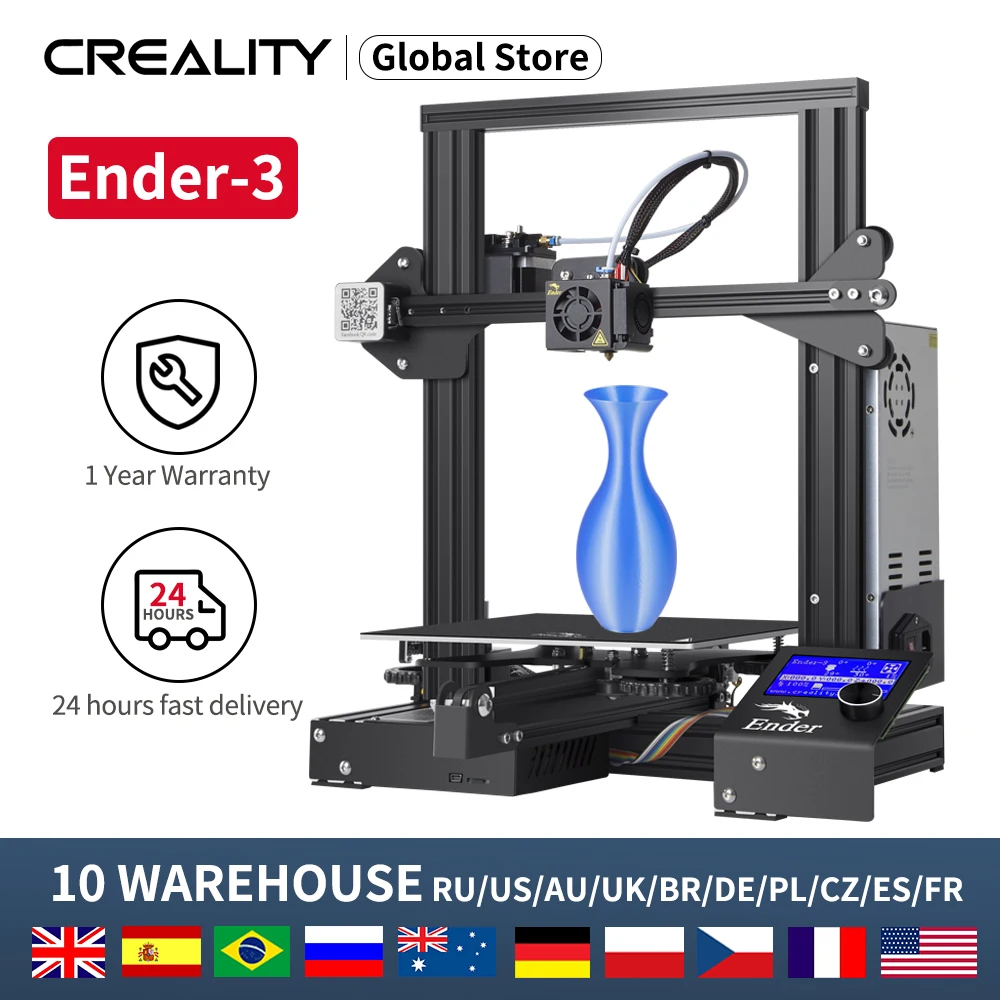 3D-принтер CREALITY 3D Ender-3Ender-3X, 32-би...