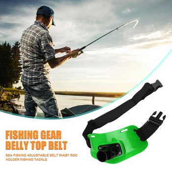 

90 Degree Adjustable Foam Padded Fishing Belly Support Fighting Belt Stand Up Sea Boat Fishing Rod Pole Holder Supplies