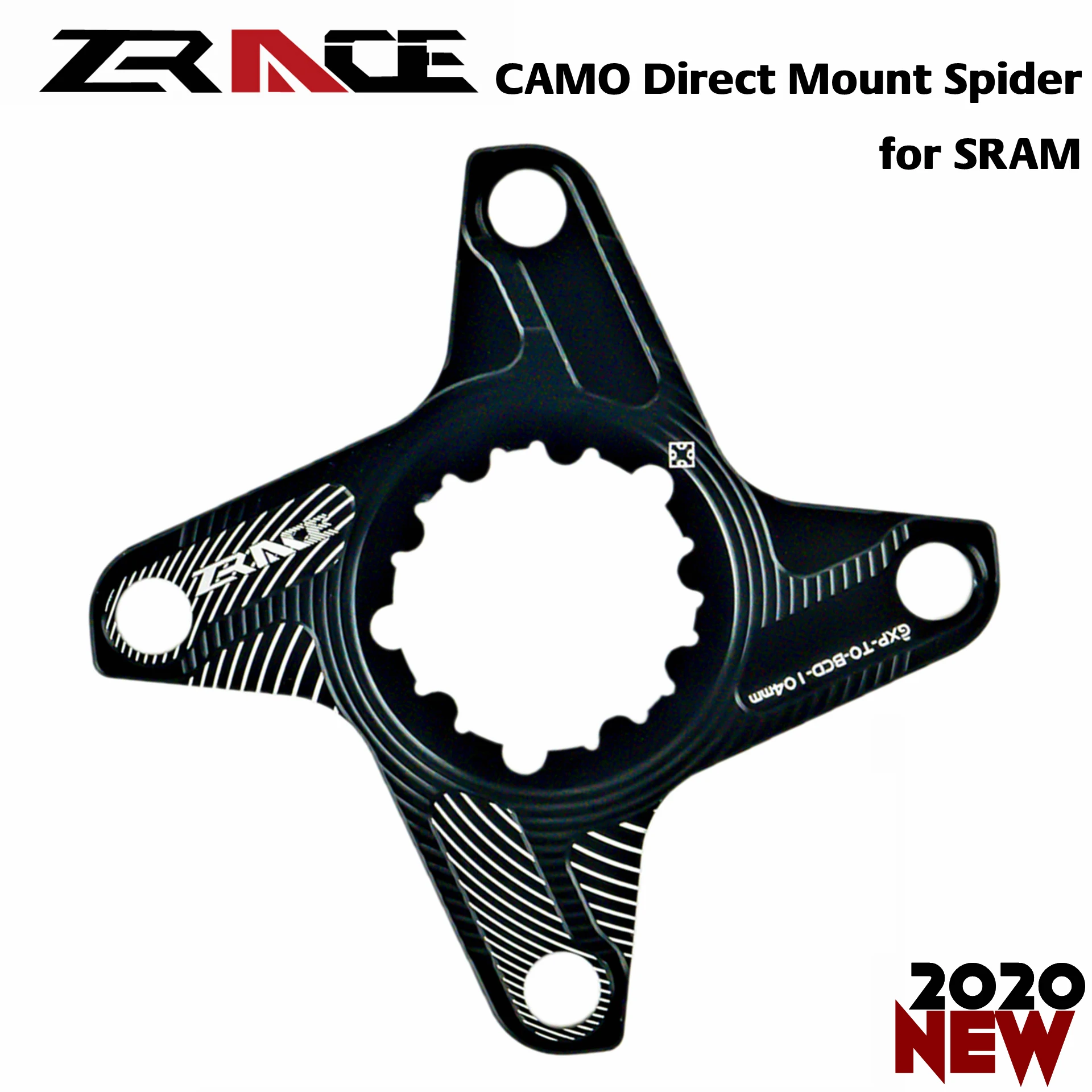 Zracing алюминиевый сплав велосипедная передняя звезда новый ниндзя звезда камуфляж прямое Крепление паук для SRAM, SRAM прямое Крепление