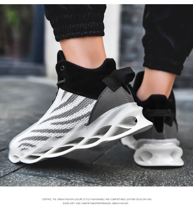 Трендовая светящаяся Мужская баскетбольная обувь Flyknit дышащая легкая уличная спортивная обувь мужская повседневная обувь zapatos hombre