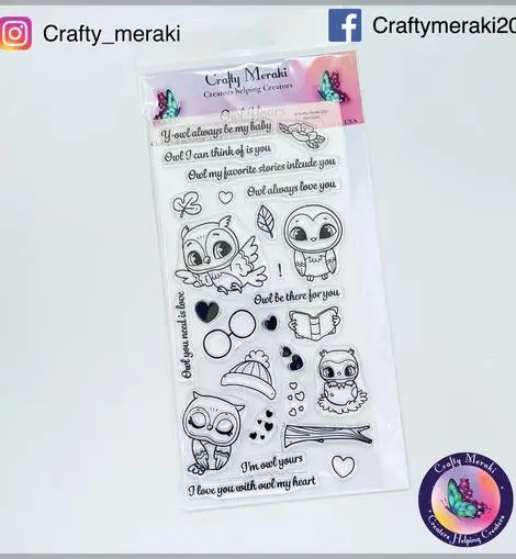 Металлический трафарет с обезьяной совой прозрачный штамп для сделай сам
