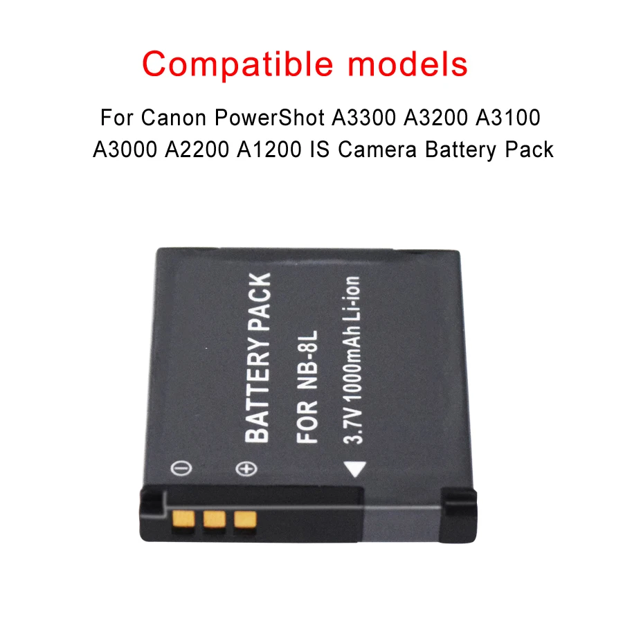 PALO Аккумулятор для Canon NB-8L NB8L NB 8L литий-ионный Аккумулятор для Canon PowerShot A3300 A3200 A3100 A2200 A1200 IS Аккумулятор для камеры