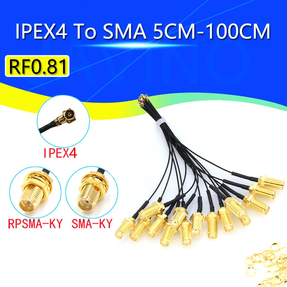 5 шт. телефонная антенна IPEX MHF4 для NGFF M.2 9260 9560 8265 NGW с антеннами беспроводной Wi-Fi