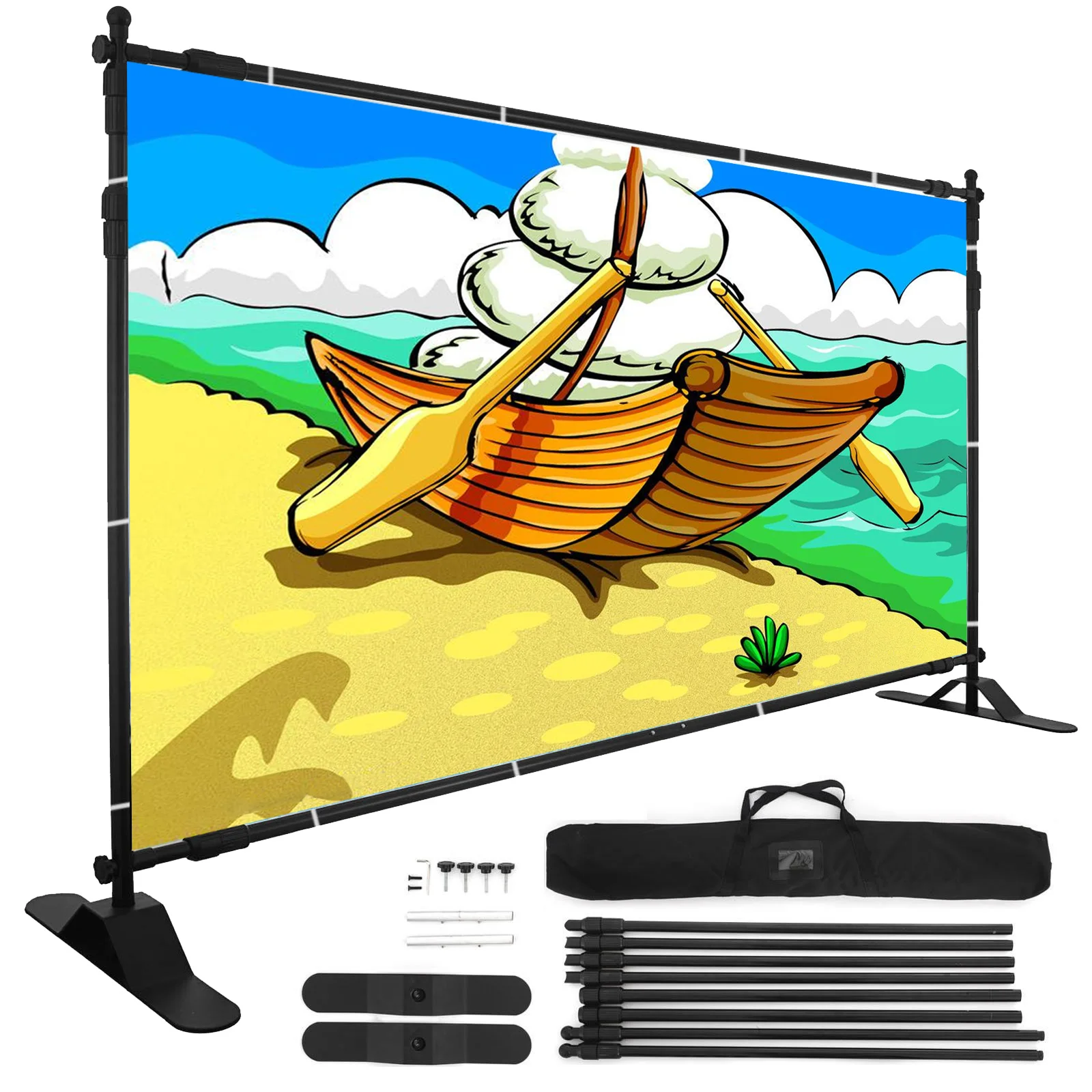 Backdrop Banner Stand 8ftx10ft Wall Flags Support Roll Mare - AliExpress