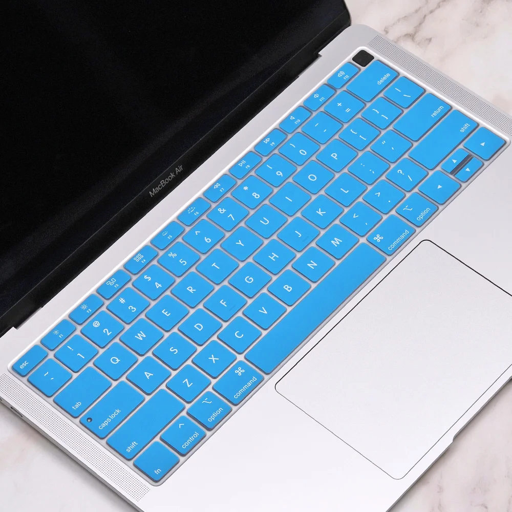 Защитная пленка для клавиатуры кожи для MacBook Air 13 дюймов A1932 Touch ID retina дисплей 13 дюймов клавиатура протектор США введите английский