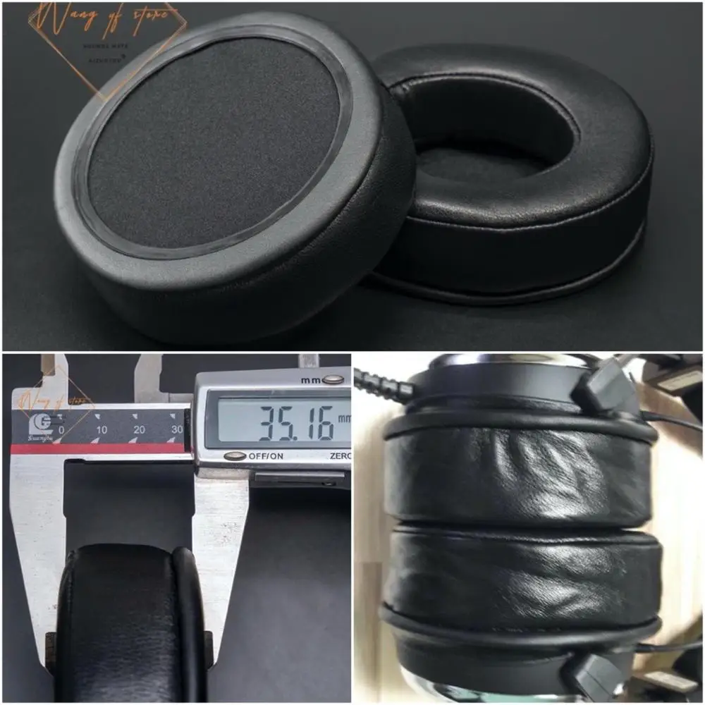 

Sheepskin Leather Memory Foam Ear Pads For Beyerdynamic DT 770/880/990 PRO Headphones Perfect Quality, Not Cheap Version