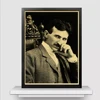 Famous Scientists Nikola Tesla Retro poster Home Furnishing decoration  Kraft Paper Wall Art Home/bar ► Photo 3/6