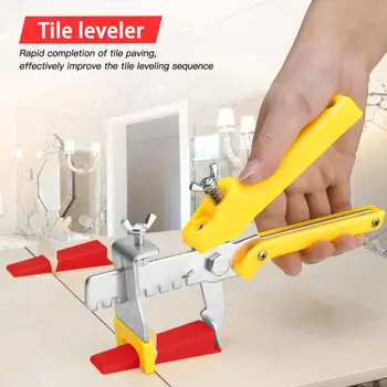 

Tile Locator Wall Tile Leveling System Leveler Plastic Clip Spacers Plier Floor Installation Tile Tools 300 Clips+100 Wedges
