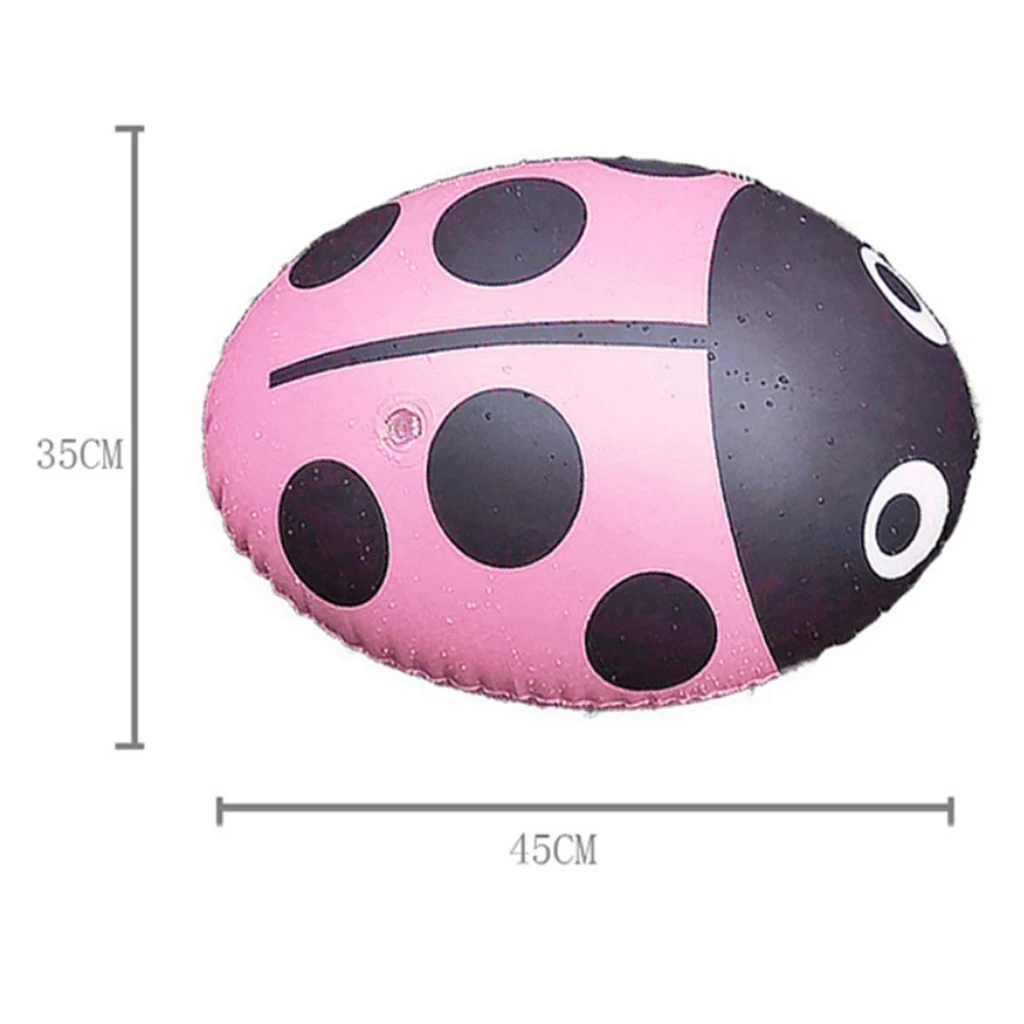 Inflatable Swimming Air Bag Float Buoy Gasbag Ladybug Flotation Ball Kids Swimming Pool Toys