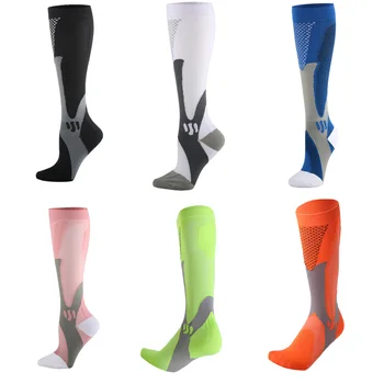 

Knee Length Compression Stockings for Women&Men (20-30mmHg)- Best for Running,Travel,Cycling,Pregnant,Nurse, Edema, 6 Colors