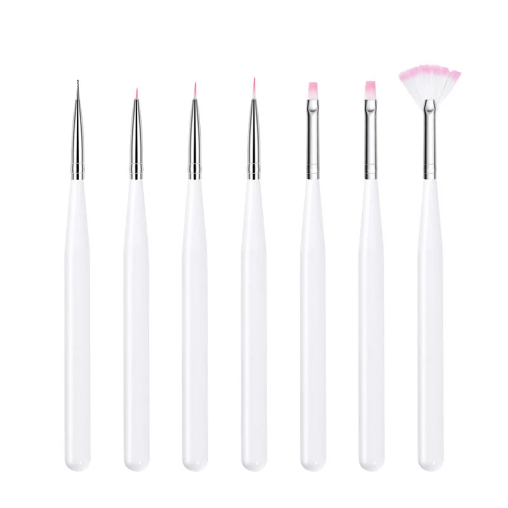 5/6/7/8/15 шт./компл. Борстель Voor Gradiënt ногтей Борстель Voor маникюрного геля щетка для ногтей для лак для ногтей для рисования Рисование Tekening Маникюрный Инструмент