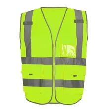 Men Women High Visibility Reflective Vest Sports Outdoor High Quality Reflective Safety Clothing Working Clothes Running Vest