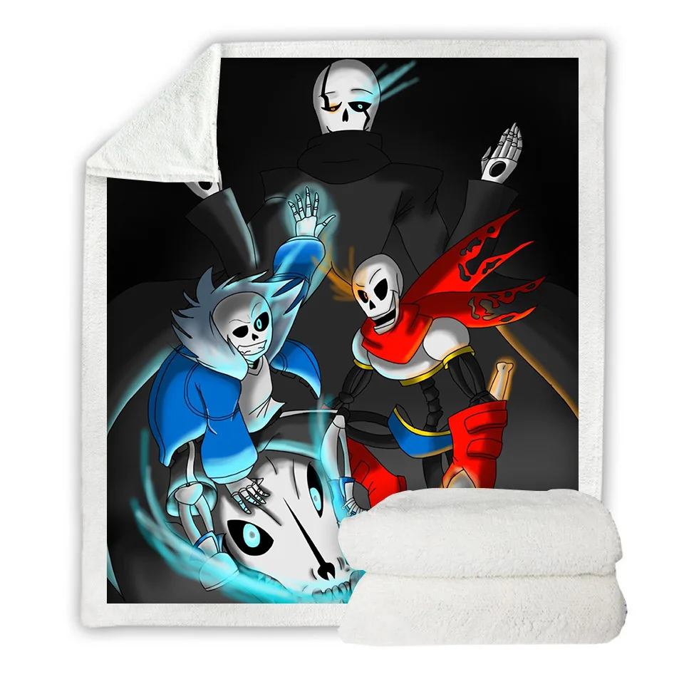 Аниме Undertale теплое одеяло коврик пледы детское мягкое настенное покрывало теплый коврик одеяло стол пляж - Цвет: Style 7