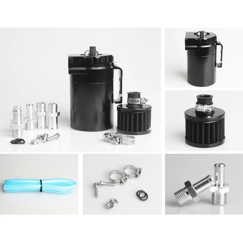 Маслоуловитель резервуар Сапун бак с толку маслоуловитель/бак/резервуар алюминиевый фильтр комплект цилиндровый двигатель