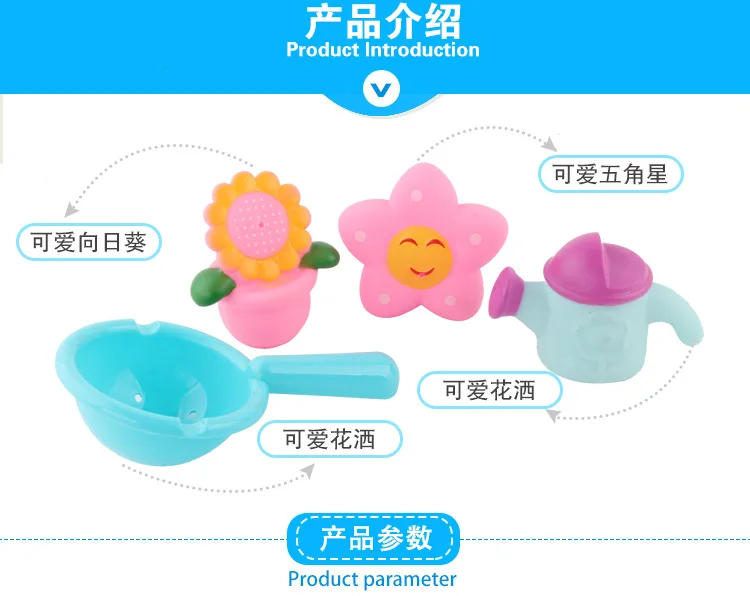Water Spouting Bathroom Infants Vinyl Baby Bath Toy Play with Water Duck Stall CHILDREN'S Toy