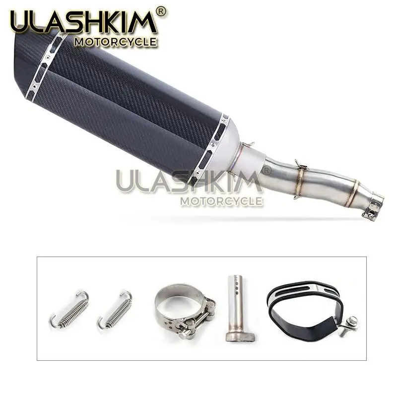 Полная выхлопная система мотоцикла глушитель Escape slip on для YAMAHA XG250 XT250 модифицированный контакт средняя труба адаптер подключения