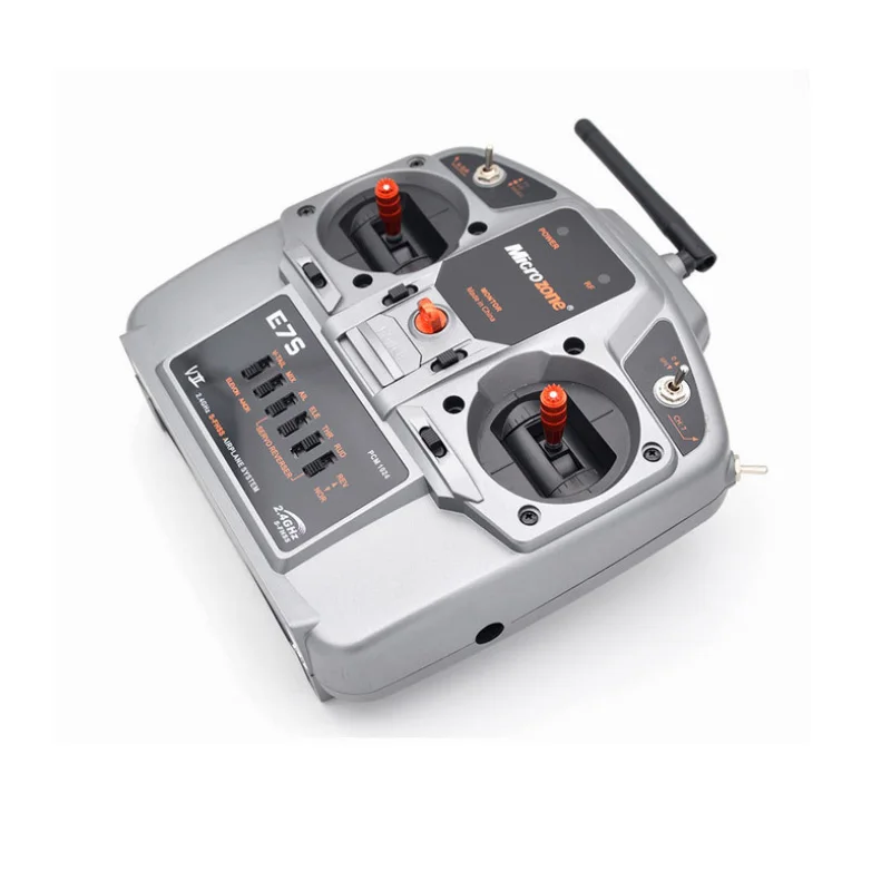  MicroZone MC E7S E7V 24G 7CH Controller Sender mit E7 Empfänger Mc-GPS Radio System für SU27 RC flu