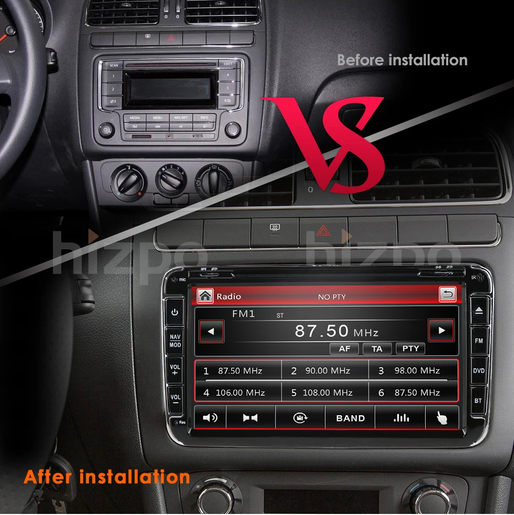 Perfect Autoradio VW 2Din Wince 6.0 Car DVD Player For Volkswagen POLO PASSAT B6 EOS Golf Bora CanBus 3G GPS Radio RDS SWC MirrorLink BT 8