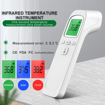 

Non-contacting Digital Infrared Thermometer Touchless Temperature Meter Hygrometer IR Laser Temperature Fever Measuring Tools