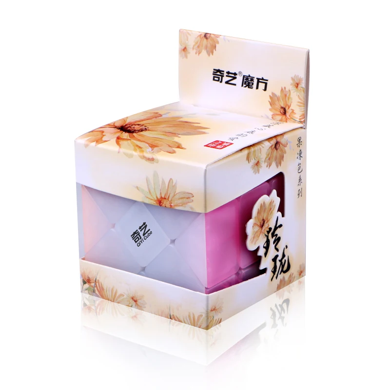 QiYi Jelly Fisher Cube 3x3x3 скорость для шаров волшебная игрушка антистрессовый куб головоломка Neo Cubo Magico детские развивающие магнитные игрушки
