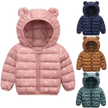 

Baby winter jacket kids boys girls dawm jacket baby winter clothes children hooded cartoon thick warm coats boys girls jacket