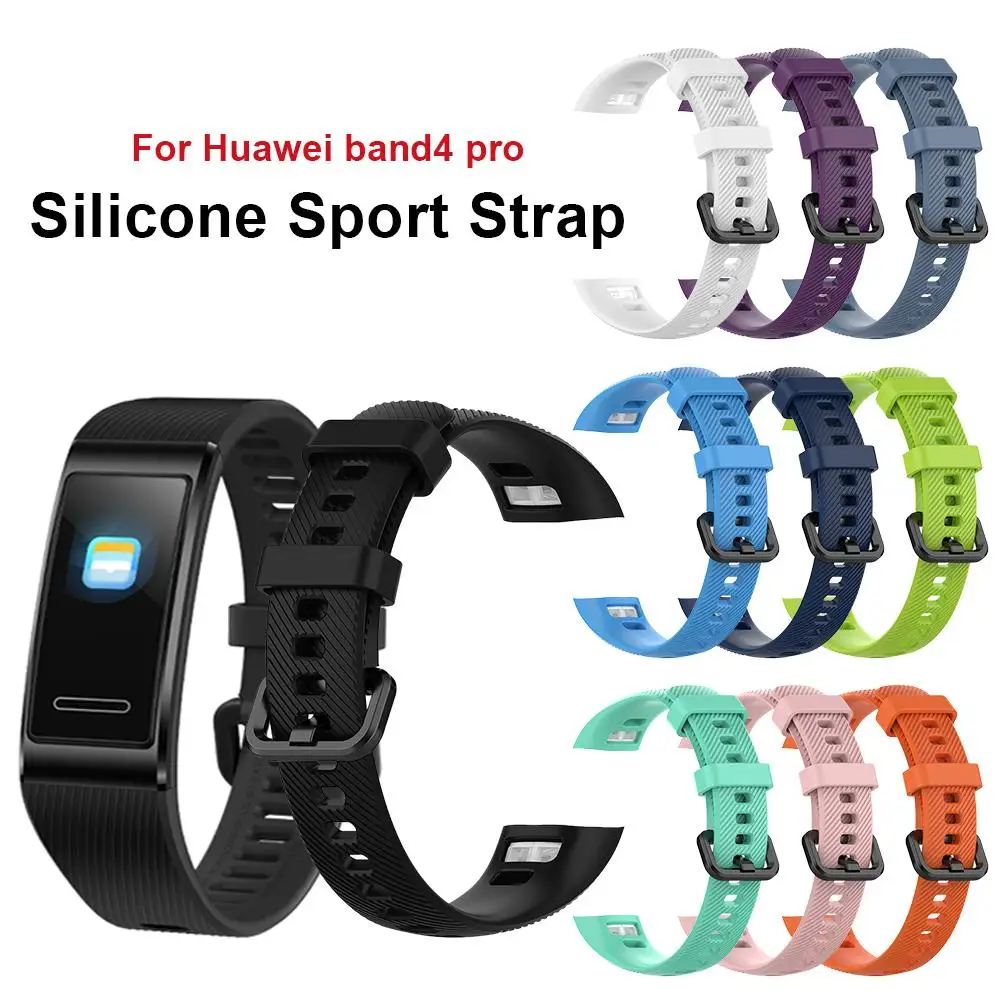 Ремешок для часов Силиконовый Браслет сменный Для Huawei Band 4 Pro|Смарт-аксессуары| |