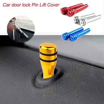 

2pcs Aluminum Car Door Lock Knob Pull Pins Lift For Opel Astra H J G Insignia Mokka Corsa D Vectra C Zafira Meriva Infiniti q50