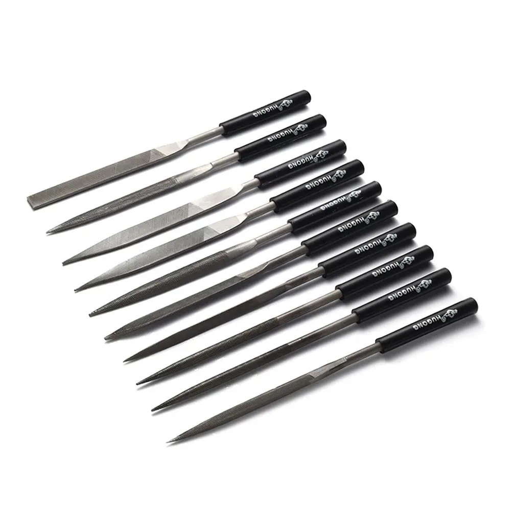 

10 PCS Wood Rasp Files Needle T12 Mini File Set Carving Tools Metal Filing Tool Woodworking DIY Hobby Hand Tool