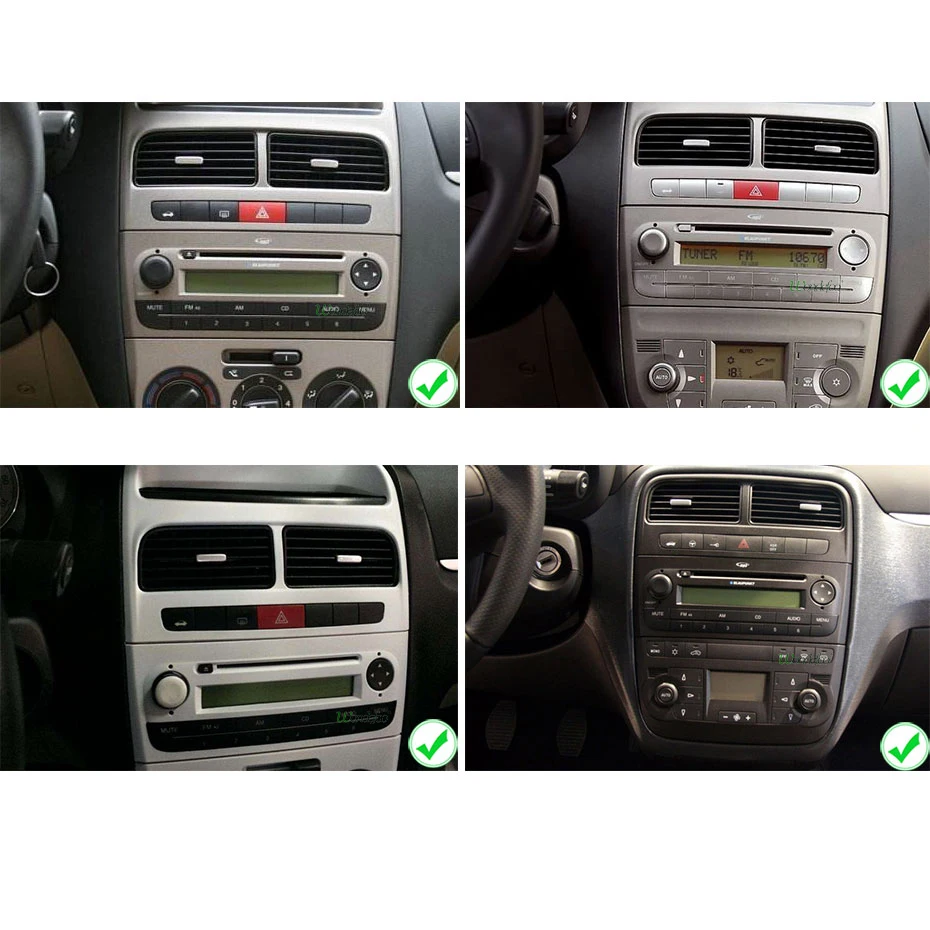 Cheap 4G 64G DSP Android 9.0 CAR DVD PLAYER For Fiat Grande Punto Linea 2007-2012 gps navigation multimedia radio screen 4